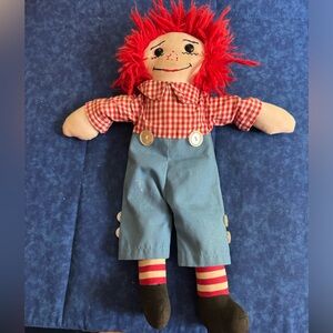 Vintage Raggedy Andy Doll 16 inch